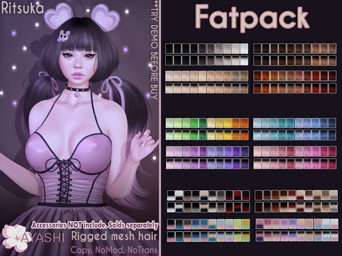 [^.^Ayashi^.^] Ritsuka hair-Fatpack