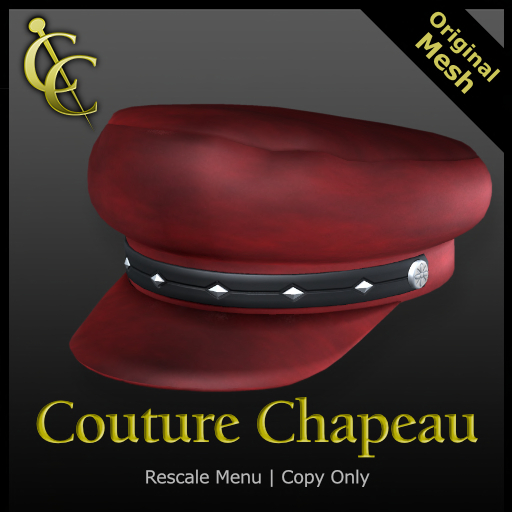 CC Tuscan Leather Cap {Red} BOXED