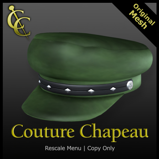 CC Tuscan Leather Cap {Green} BOXED