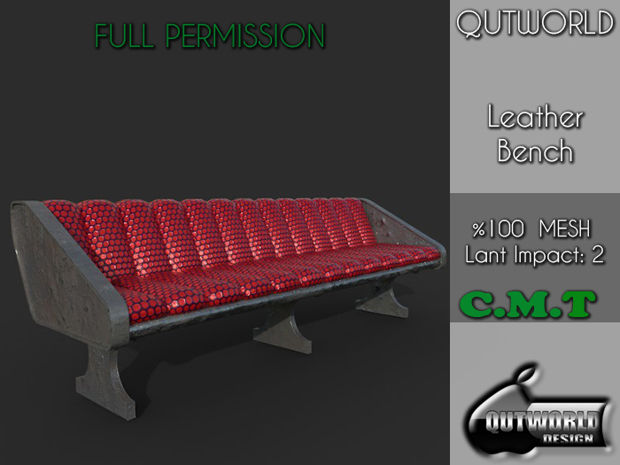 .::QUTWORLD Leather Bench::.FP 
