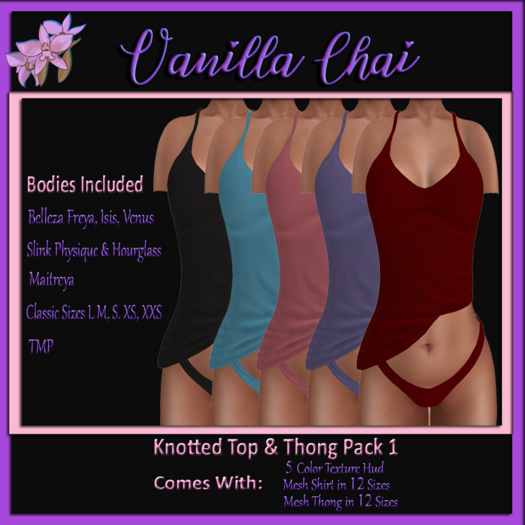 VC - Knotted Top & Thong Pack 1 