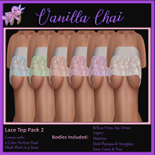 VC - Lace Top Pack 2 