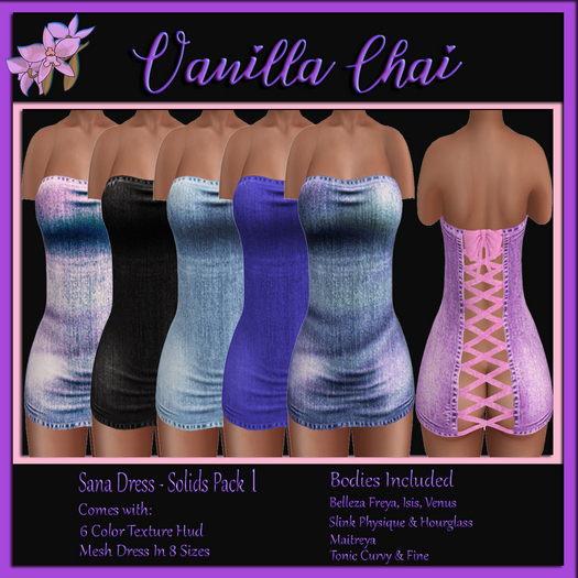 VC - Sana Dress Pack 1 Solid 
