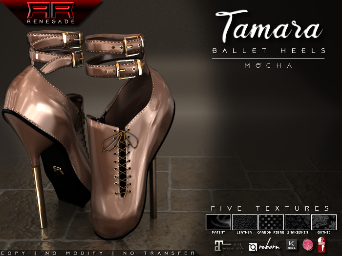 [Renegade] Tamara Ballet Heels - Mocha