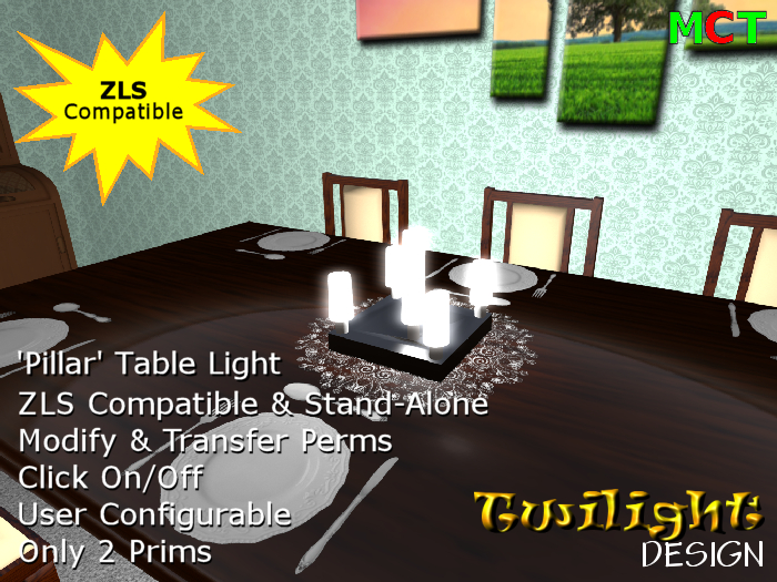 TDL034 - ZLS Lighting Pack: Pillar Lights