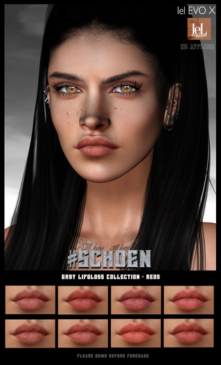 #SCHOEN - Gaby Lipgloss - Evox HUD - Reds