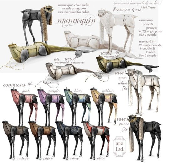 4{anc} boxed)mannequin. Mermaid(Adult)6Li RARE