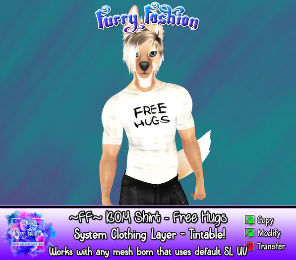~FF~ BOM Shirt Free Hugs