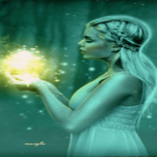 Magic ball. Animated picture