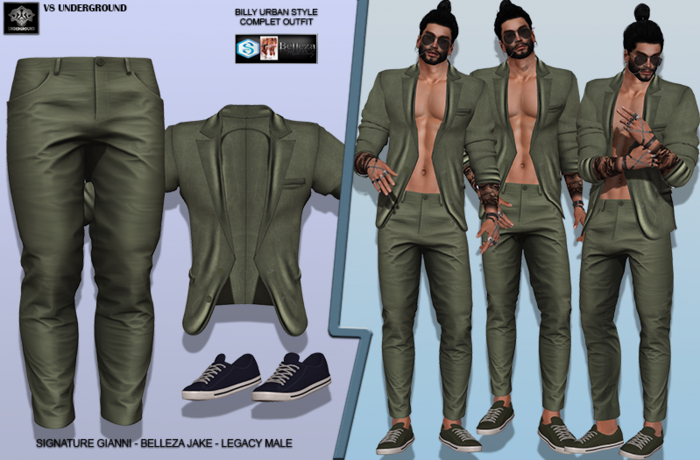 +-BILLY COMPLET OUTFIT-GREEN+