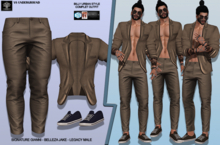 +-BILLY COMPLET OUTFIT-BROWN+