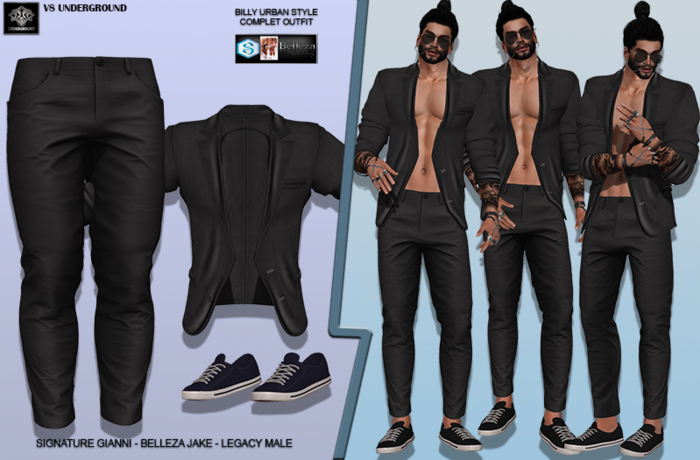 +-BILLY COMPLET OUTFIT-BLACK+
