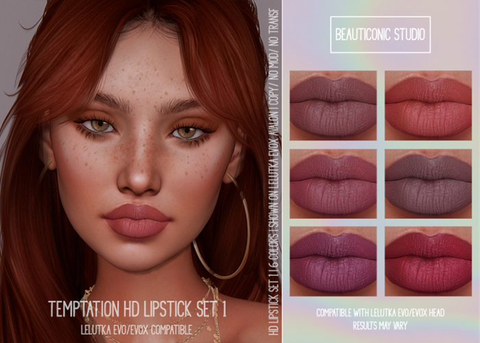 [BS] TEMPTATION HD LIPSTICK SET 1 (LELUTKA EVO)