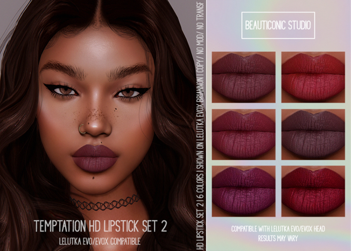 [BS] TEMPTATION HD LIPSTICK SET 2 (LELUTKA EVO)