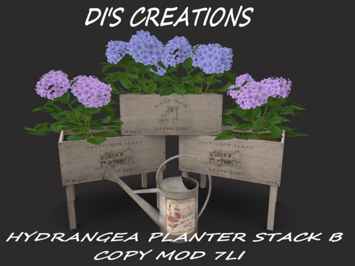HYDRANGEA PLANTER STACK B