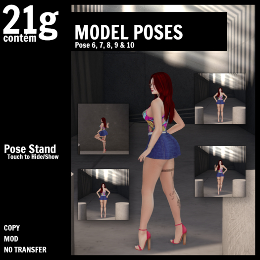 21g - Model Pose 6, 7, 8, 9 & 10