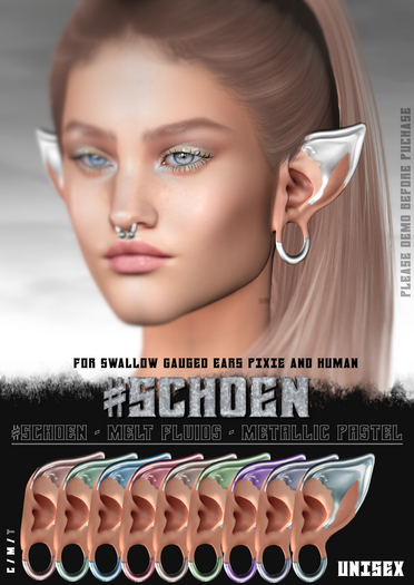 #SCHOEN - Melt Fluids - Metallic Pastel