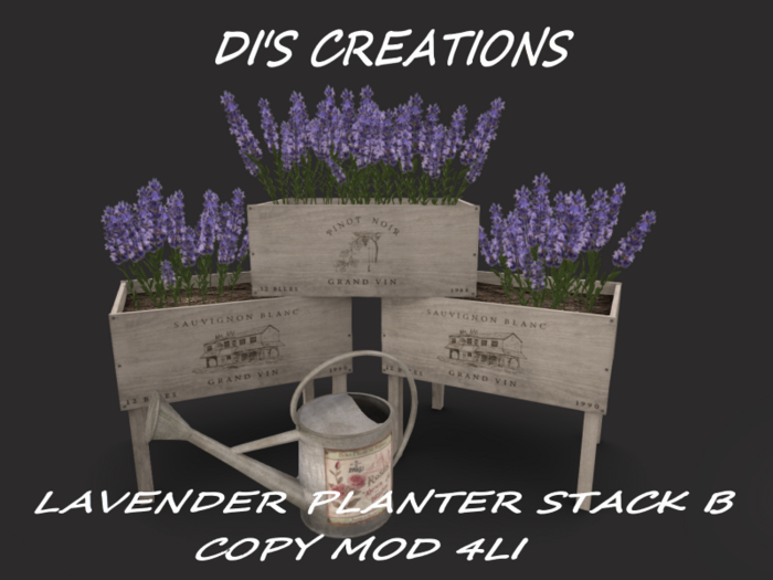 LAVENDER PLANTER STACK B