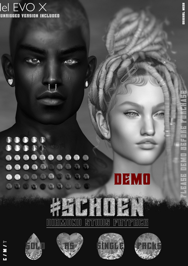#SCHOEN - Diamond Studs - DEMOS