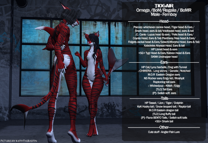 Kat Klaws - Tiogair -Ruby- M/Femboy - Omega/BoM/Regalia/BoMR