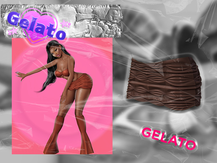Lvr x Lato - Ruched Skirt - [BRW]