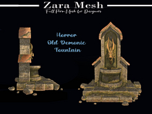 ZM - Horror- Old Demonic Fountain - FULL PERM MESH