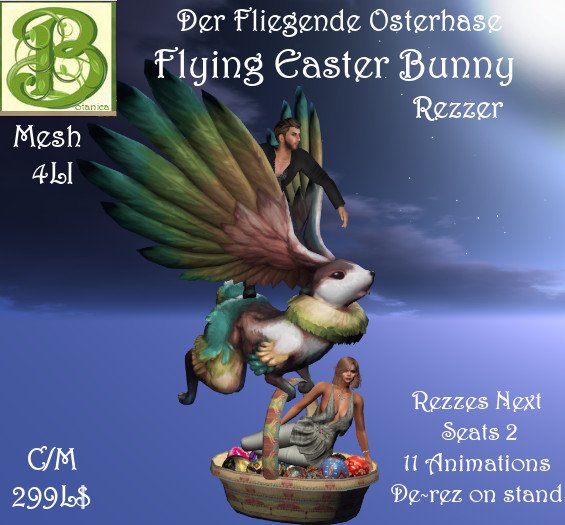 Flying Easter Bunny Rezzer 