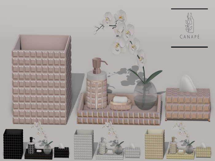 [Canape] Whitney Bathroom Set Fatpack 