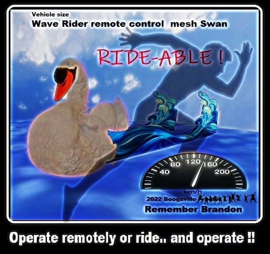 Remote Control Swans Second Life Marketplace - The Boredom Buster store's Remote control and ...