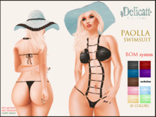 Delicatt Couture -  Paolla Swimsuit- BOM system 2022#april#02