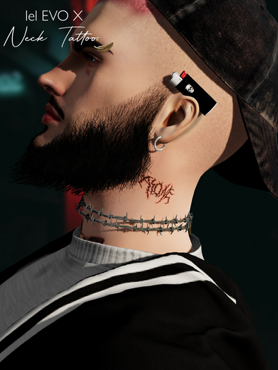 [ES] Neck Tattoo - ALONE