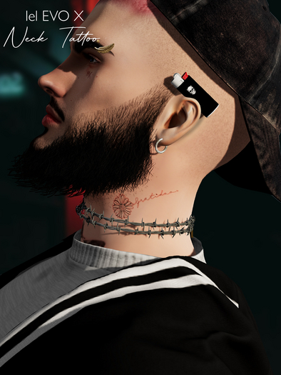 [ES] Neck Tattoo - GRATIDAO