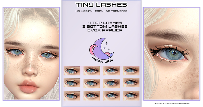 moonwaii . tiny lashes (evox applier)