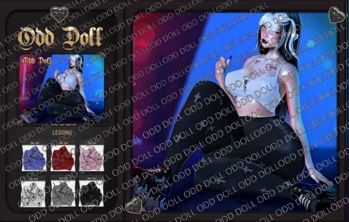 Odd Doll. Crossed Leggings DEMO