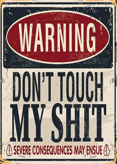 Metal Sign-Don't Touch