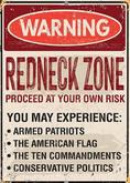 Humorous Sign-Redneck Zone