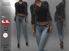 "GCD" Darcy Open Shirts Black