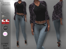 "GCD" Darcy Open Shirts Purple