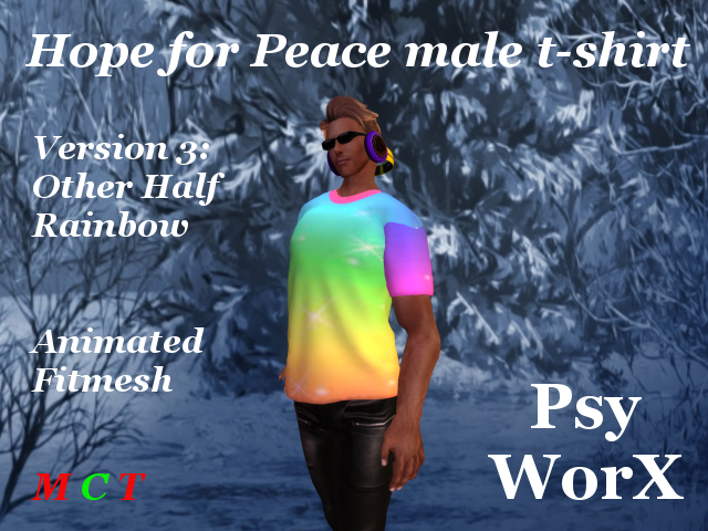 >PsyWorX< DEMO Hope for Peace v3 / male t-shirt [Fitmesh]