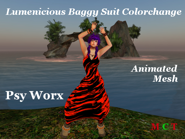 >PsyWorX< Lumenicious Baggy Suit Colorchange Mesh