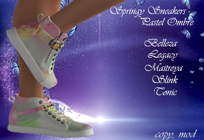 Springy Sneakers - Pastel Ombre