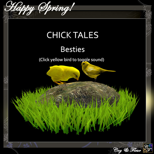 C&F Spring / Easter Decor - CHICK TALES - Besties Forever
