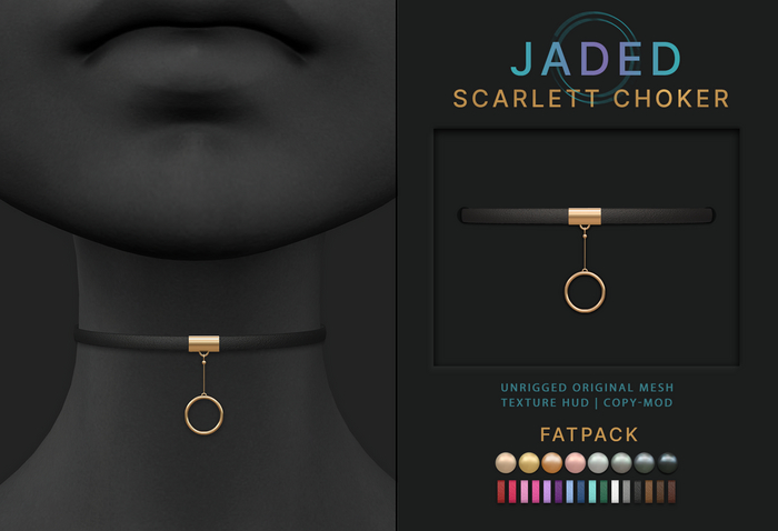 JADED - Scarlett Choker FATPACK 