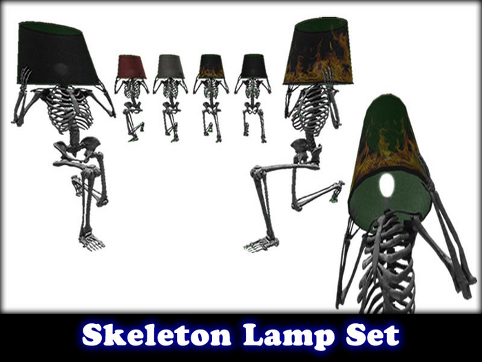 Skeleton Lamp Set