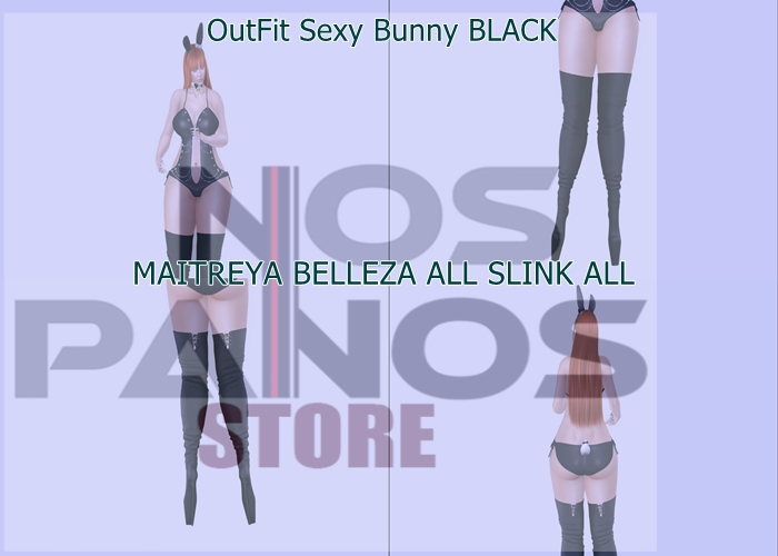 .:.NPS.:. OutFit Sexy Bunny BLACK