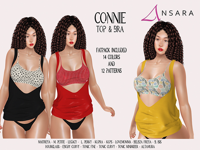 Ansara - Connie Top&Bra - FATPACK