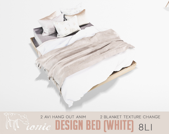 ionic : Design Bed (White)