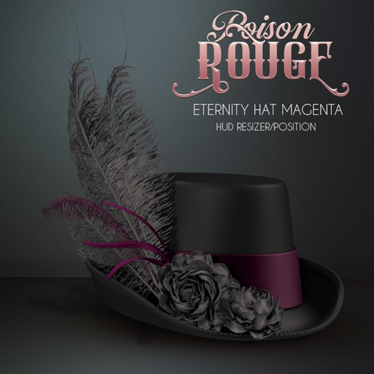POISON ROUGE Eternity Hat - Magenta