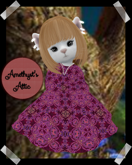 AA-Fancy Brocade Gown and Extras-Dinkies