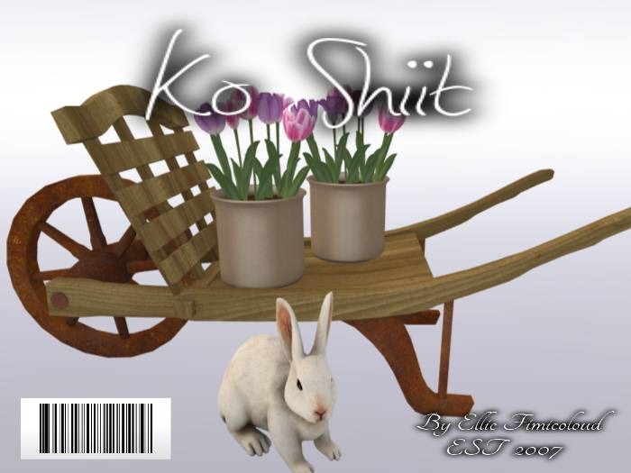 [KO SHIIT] Spring Time Wheelbarrow Nature